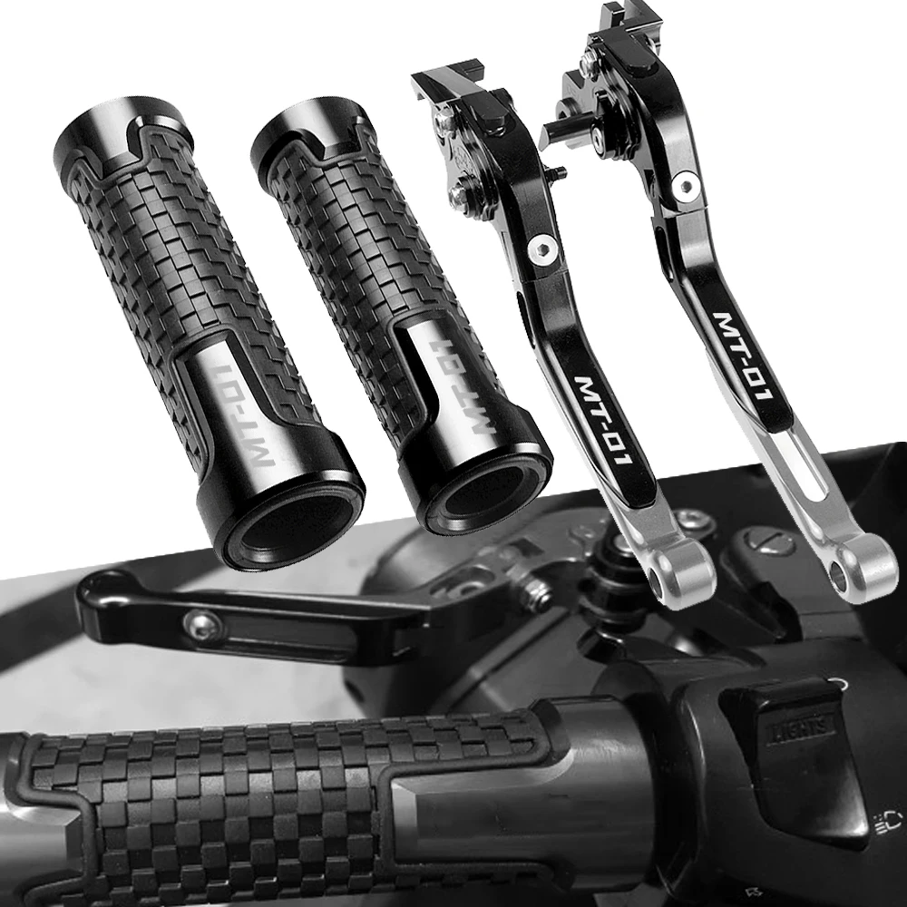 

For YAMAHA MT-01 MT 01 MT01 2004 2005-2009 Motorcycle Adjustable Folding Extendable Brake Clutch Levers Handlebar Hand Grips