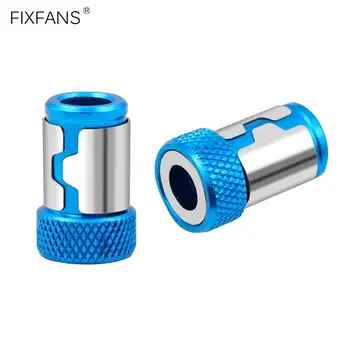 

FIXFANS Bit Magnetizer Removable Magnetic Ring for 1/4" 6.35 mm Hex Screwdriver and Drill Bits, Screws Pick Up Tools