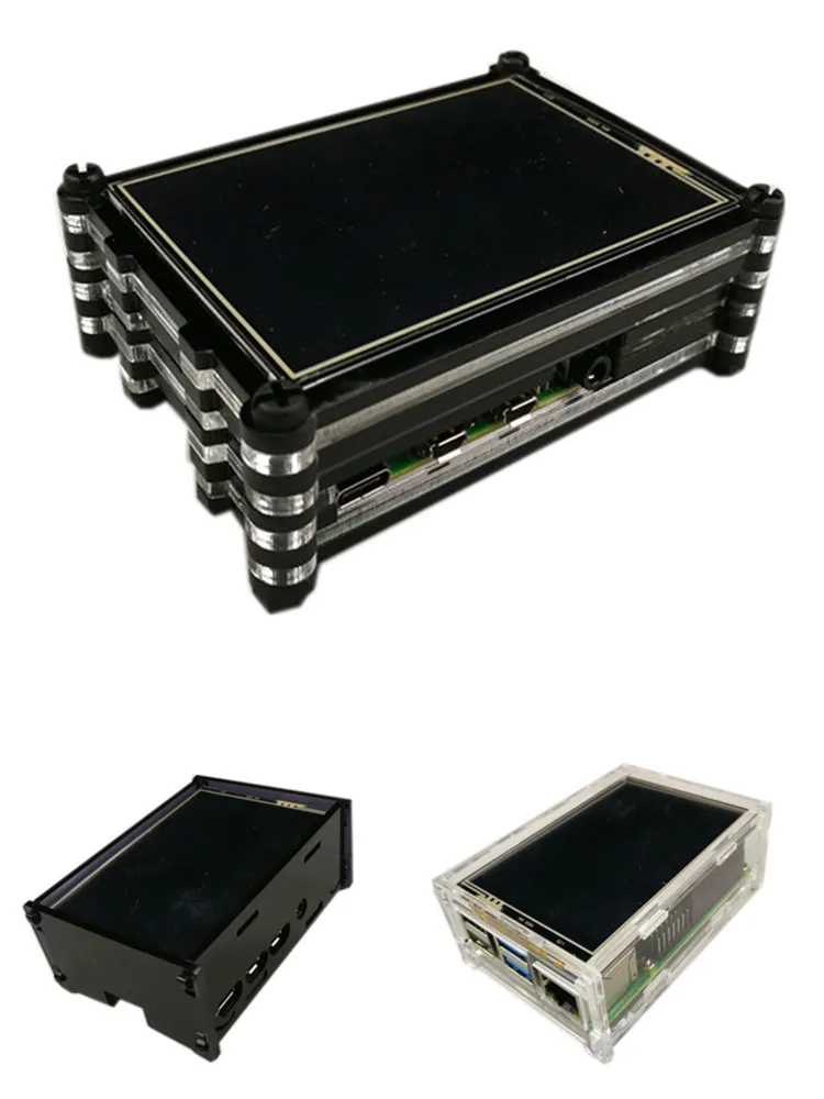 

New 3.5 Inch LCD Touch Screen Display w/ Case Heatsink for Raspberry Pi 4 Model B