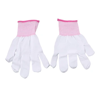 

1 Pair Nylon Quilted Gloves For Sports Machines Quilting Sewing Gloves Gardening Useful Cleaning Tools