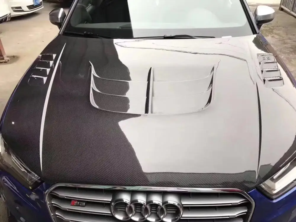 A3 S3 капот из углеродного волокна/RS3 стиль капот из углеродного волокна для AUDI A3 S3