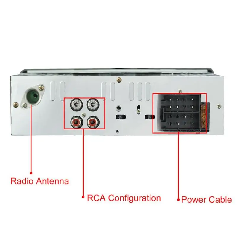RM-JQ1583 С 1 Din автомобиля в тире стерео аудио FM bluetooth-гарнитура mp3-плеер