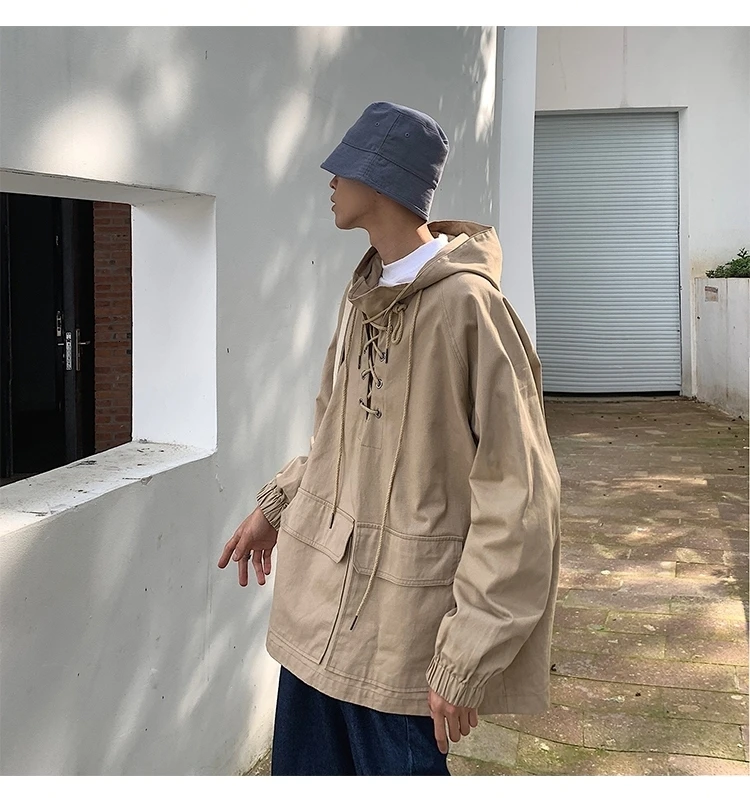 Мужская толстовка осень slim fit прямой вниз harajuku с длинным рукавом Толстовка Свободная Повседневная индивидуальная Молодежная мужская одежда