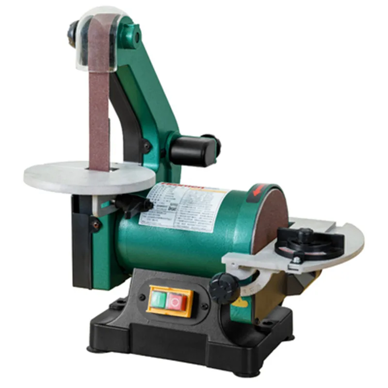 

220V Woodworking Polishing Machine Wood Electric Tools Home Small Chainsaw Grinding Logging Belt Grinder Sanding Band Sander