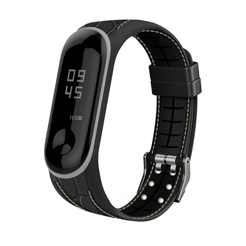 BOORUI mi band 4 ремешок correa mi band 3 дышащий ремешок для xiaomi mi band 4 разноцветный спортивный ремешок для xiaomi mi band 3