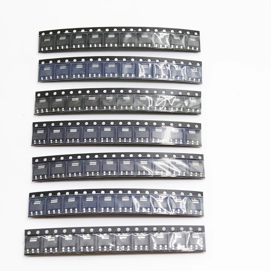 70pcs = 7 Kinds *10pcs  AMS1117 Kit  AMS1117-ADJ AMS1117-5.0V AMS1117-3.3V AMS1117-2.5V AMS1117-1.8V AMS1117-1.5V AMS1117-1.2V