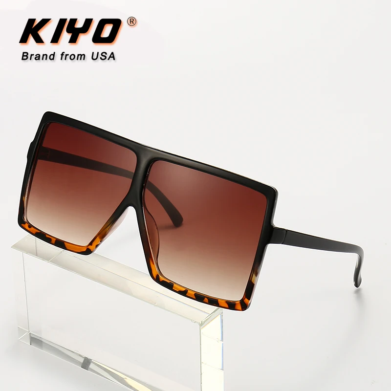 

KIYO Brand 2020 New Women Men Square Sunglasses PC Fashion Sun Glasses High Quality UV400 Driving Eyewear D17059
