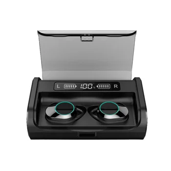 

TWS bluetooth headset 5.0 wireless binaural invisible in-ear earplug movement waterproof band label noise reduction