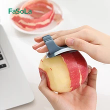 FaSoLa Two Finger Use Vegetable Fruit Cutter Multi-function Peeler Apple Grinder Potato Carrot Grater Planer Kitchen Tools