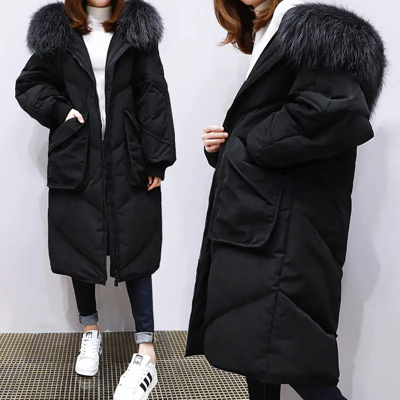 Женская Теплая стеганая куртка большого размера новинка зимы 2020 толстое