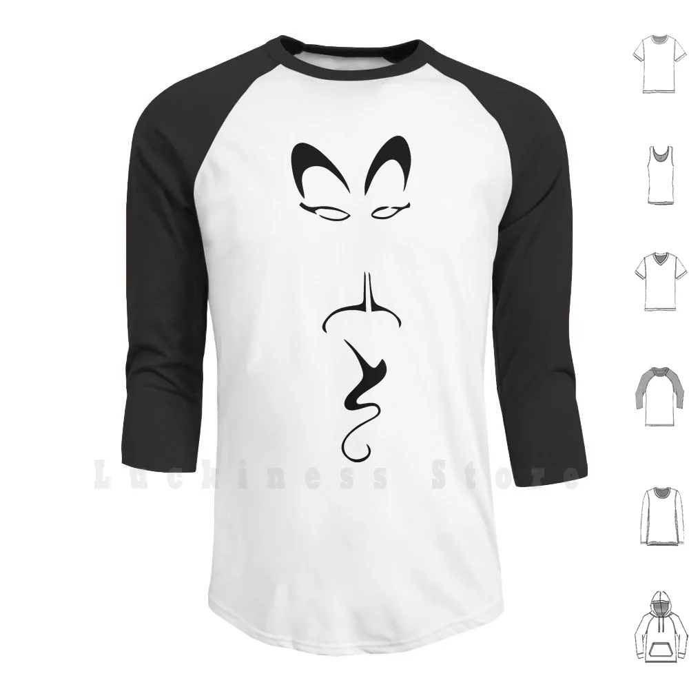 Felpe Con Cappuccio Jafar Manica Lunga Aladdin Jafar Face Genie Lamp Villain