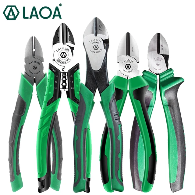 LAOA 5inch/6inch/7inch Diagonal Pliers Electrician Cutting Nippers Wire  Cutters Cable Cutting Tool - AliExpress