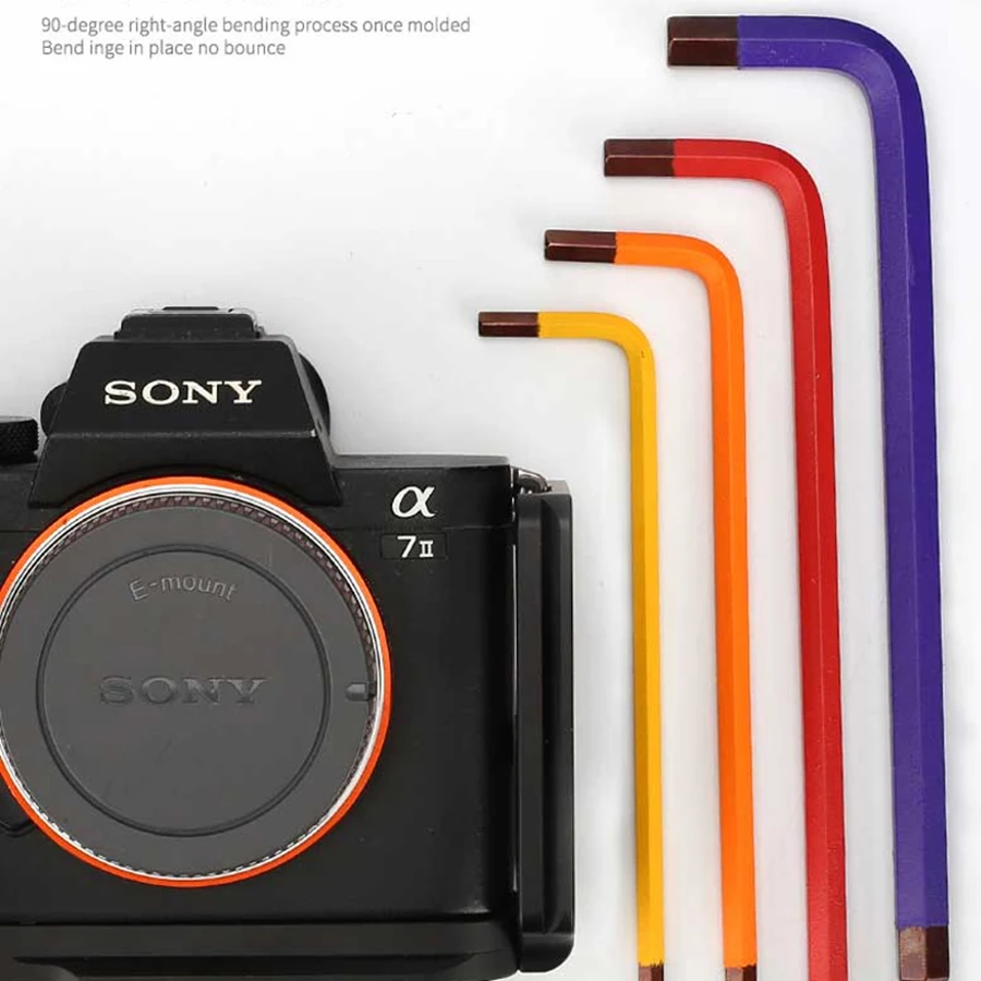 Günstig MECHANIKER 9PCS Lange Kurze Arm Ball Point Hex Key Set Hohe Chrom Vanadium Stahl Reparatur Tools Leistungsstarke Typ