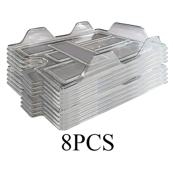 

Portable File Organizer Visible School Rack Paper Storage Stackable Transparent Work Accessories Office Desk With Label Tab