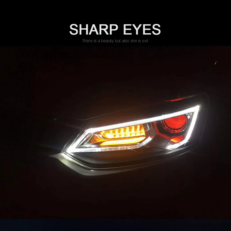 CNSUNNYLIGHT для VW/Volkswagen Polo 2011 2017 Автомобильные фары в сборе светодиодный DRL сигнал