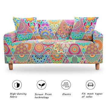 

Bohemia Sofa Slipcovers Mandala Sofa Cover Sofa Towel Living Room Furniture Protective Armchair Couch Sofa Decor 1-4 seater