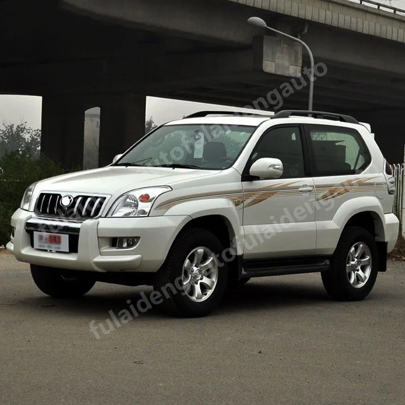 Для Toyota Land Cruiser Prado FJ120 LC120 2003-2009 крыша рейка Торцевая крышка оболочка замена автомобильные аксессуары