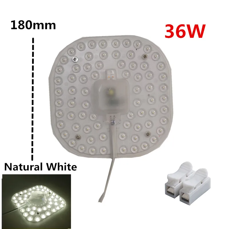 36W Natural White Потолочный светильник светодиодный модуль квадратный прямоугольный современный промышленный для гостиной спальни обновление дома рециркулирует удобный энергосберегающий - Цвет: 36W Natural White