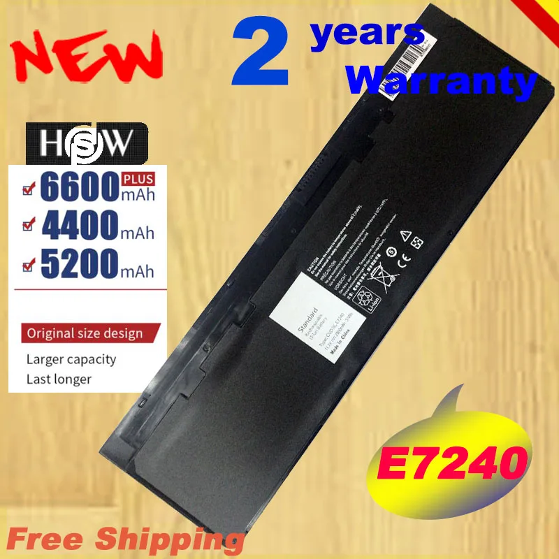 Аккумулятор HSW VFV59 W57CV GVD76 для ноутбука DELL Latitude E7240 E7250 0W57CV WD52H | Компьютеры и офис