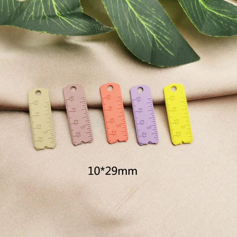 10 шт. чистый цвет металлическая линейка подвески для ювелирных изделий имитация