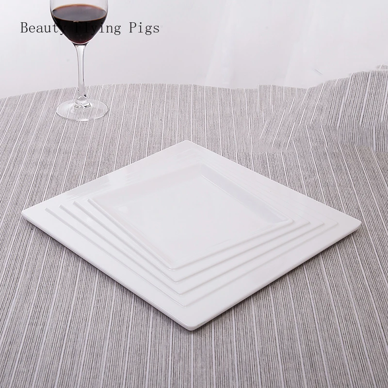 Прямые продажи нового белого квадратного меламинового пластика не легко сломать