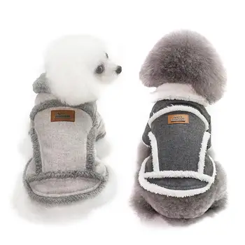

New Pet Dog Clothes Dog Coat Autumn Winter Nordic Jack Warm Cotton Coat Puppy Pet Animals Dogs Outdoor Warm Colthing