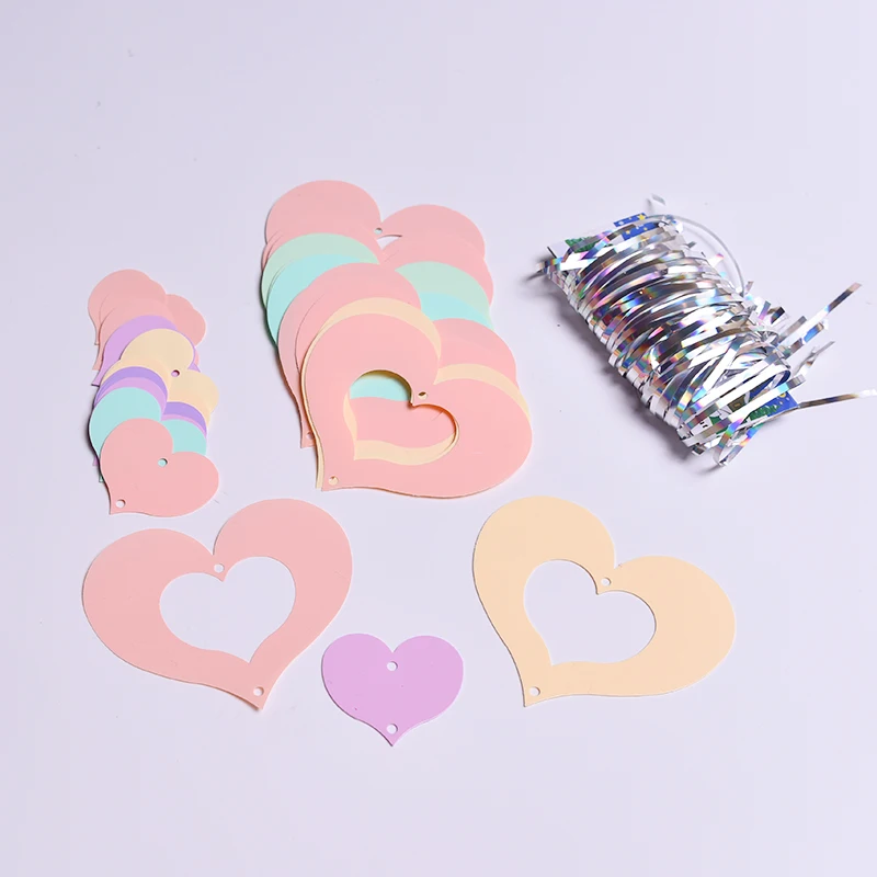 100 шт. блестящие картонные воздушные шары в виде открыток украшения для дня