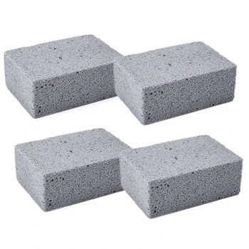

4 Grill Griddle Stone Cleaning Bricks Large Suitable for BBQ & Kitchen Cleaning