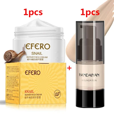 style 1 EFERO Snail Essence крем для лица против морщин укрепляющий против старения против рубцов от акне крем для лица отбеливающий уход за кожей увлажняющий крем - Цвет: style 1