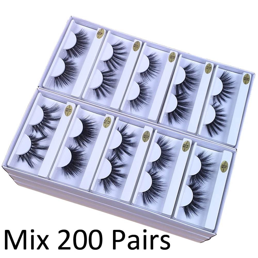 Wholesale 25mm Lashes 30/50/100/200 Pairs Fluffy Messy 3D False Eyelashes Dramatic Natural Long Makeup Mink Eyelashes In Bulk Wholesale 25mm Lashes 30/50/100/200 Pairs Fluffy Messy 3D False Eyelashes Dramatic Natural Long Makeup Mink Eyelashes In Bulk