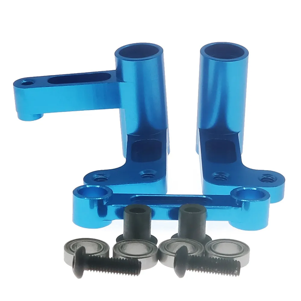Сплав рулевого управления servo saver Полный bellcranks(L& R)/draglink для rc хобби модель автомобиля 1/10 Traxxas Slash 2WD короткий ход - Цвет: 3743NB