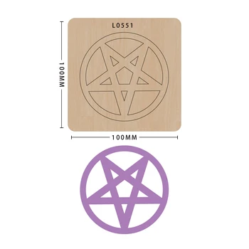 

SMVAUON Cutting Mold Wood Dies Scrapbooking Cutting Dies Multiple Various Pattern Series