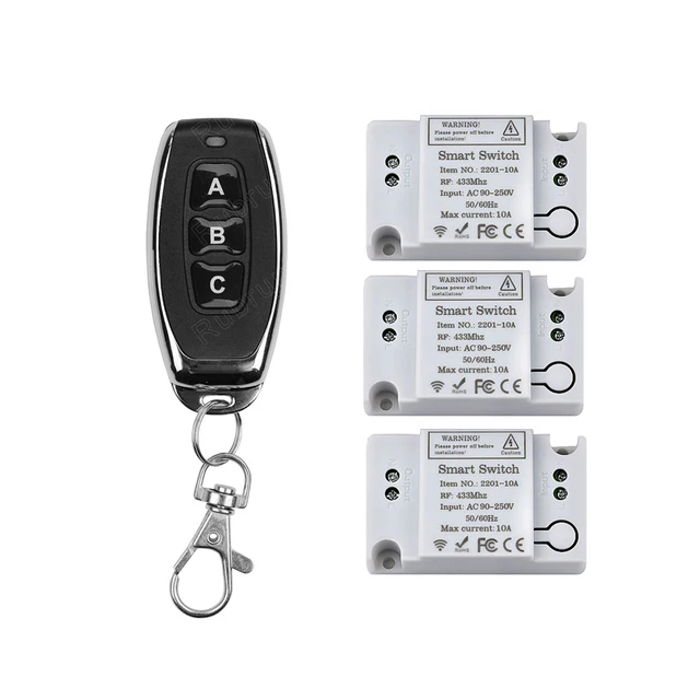 1 RC and 3 Receiver