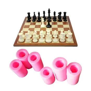 

Handmade International Chess Epoxy Resin Mold DIY Crafts Jewelry Silicone Mould