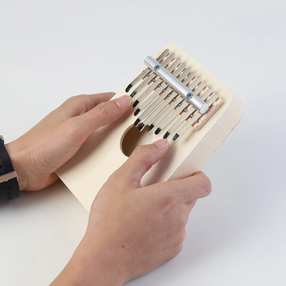 Thumb piano 10 клавишный калимба DIY Набор липа большого пальца фортепиано музыкальный