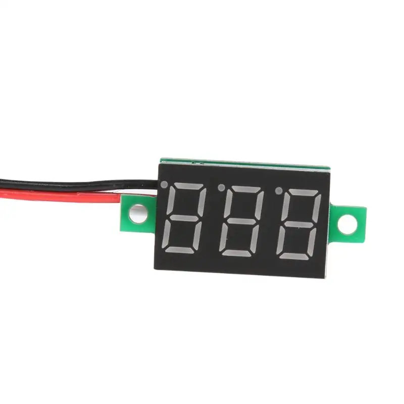 0,36 дюймовый светодиодный цифровой вольтметр DC0-100V трехлинейный вольтметр