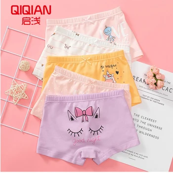 

4/5pcs Lot New Arrive Children's Briefs Cartoon Designs Kids Underwear Cotton Baby Girl Underwears Panties Child's Shorts