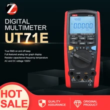 Цифровой мультиметр AC DC вольтметр тестер сопротивления UNI-T UT71A UT71B UT71C UT71D UT71E ручной Стандартный DMM с подсветкой