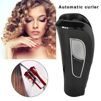 

Ceramic Rotating Curler, Automatic Curling Iron Professional Hair Curler for All Hair Types with Hair Clips and Cleaning Tools