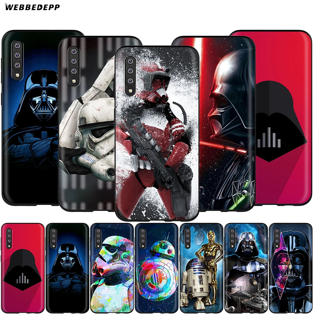 

Webbedepp Darth Vader Star Wars Case for Samsung Galaxy S7 S8 S9 S10 Plus Edge Note 10 8 9 A10 A20 A30 A40 A50 A60 A70
