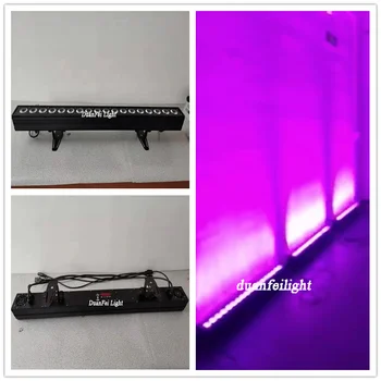 

4pieces 18*18w 6in1 bar led wall washer dmx rgbwa uv led bar indoor led wash bar lyre