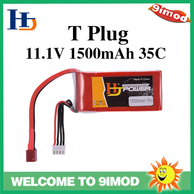 HJ 7 4 В 11 1 14 8 в 1500 мАч 35C 2S литий полимерный аккумулятор T Plug Высокая разрядка мощный