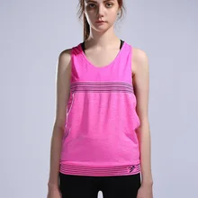 Женская сексуальная u-образная майка дышащая быстросохнущая майка для йоги и фитнеса летняя спортивная блузка для бега