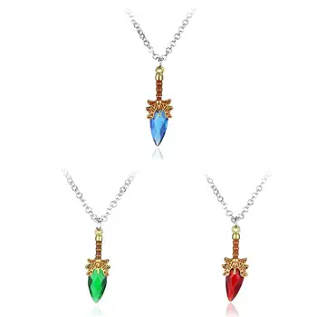 

Game Peripheral Product Creative Necklace Pendant Creative Scepter Shape Necklace Chain Personality Pendant