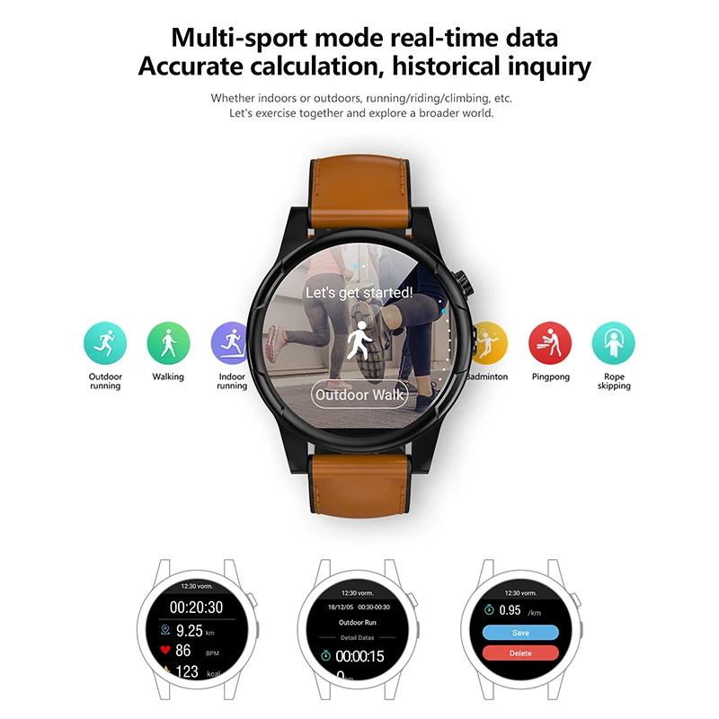 X361 Business Smart Watch Android7.1 3G 32G With 4G Smartwatch Men Support 2MP Camera 600mAh Battery WiFi GPS Bluetooth SIM Card