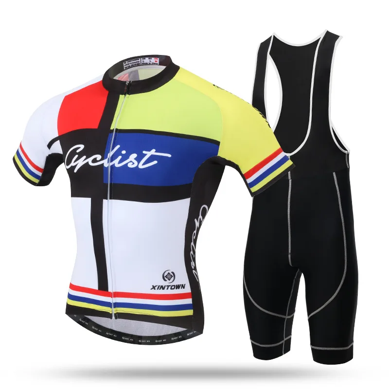 

Xintown Jersey Short Suspender Strap Set New Style Summer Short-sleeved Suspender Strap Set Men's Yellow Team