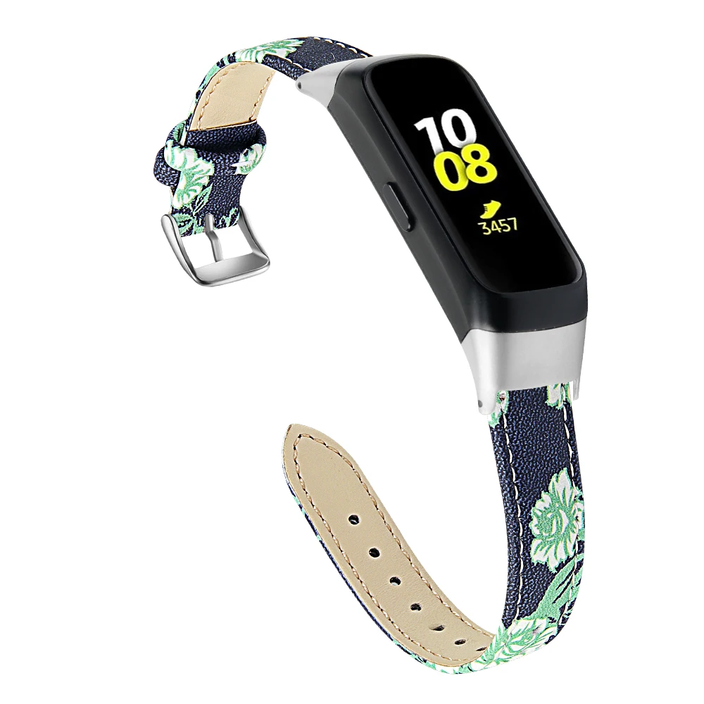 Кожаный ремешок для часов для samsung Galaxy Fit SM-R370 смарт-браслет часы Браслет замена Correa для Galaxy Fit SM-R370