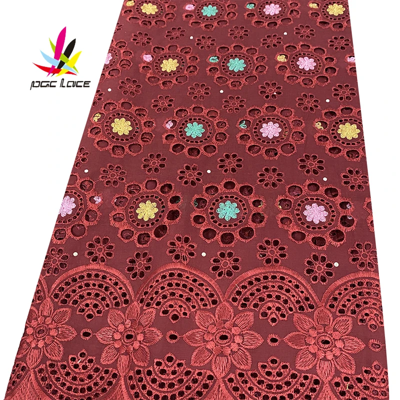 5 ярдов бургундское вино красное качество простая тканая африканская