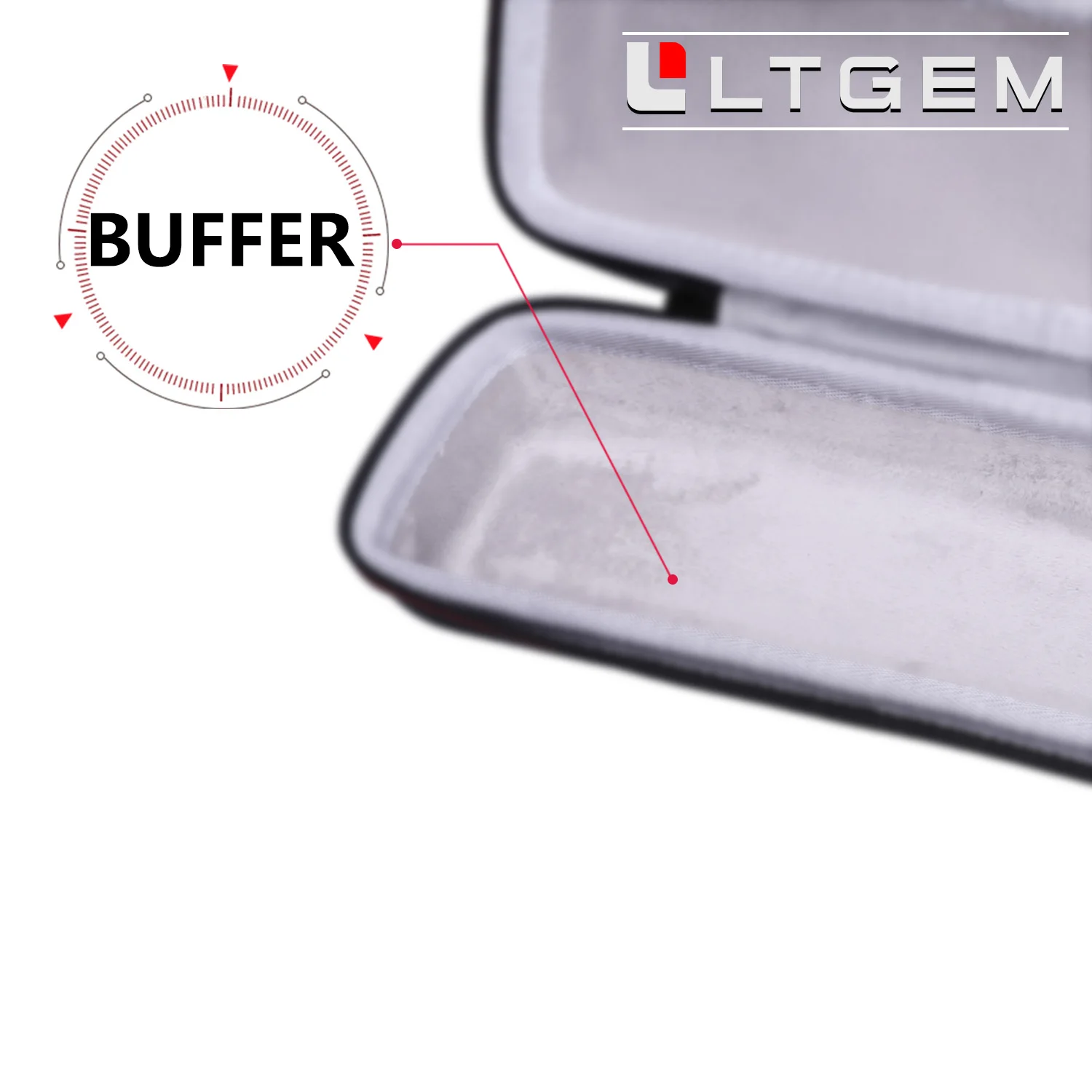 LTGEM Waterproof EVA Hard Case for Brother DS-940DN Compact Mobile Document Scanner 6