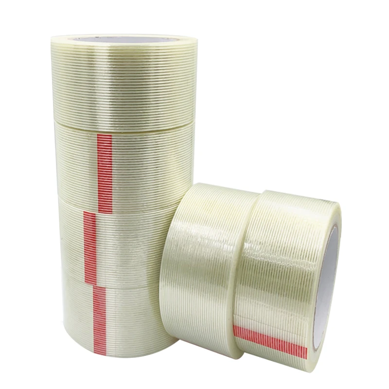 Mono Filament Strapping Tape Heavy Duty Transparent Reinforced